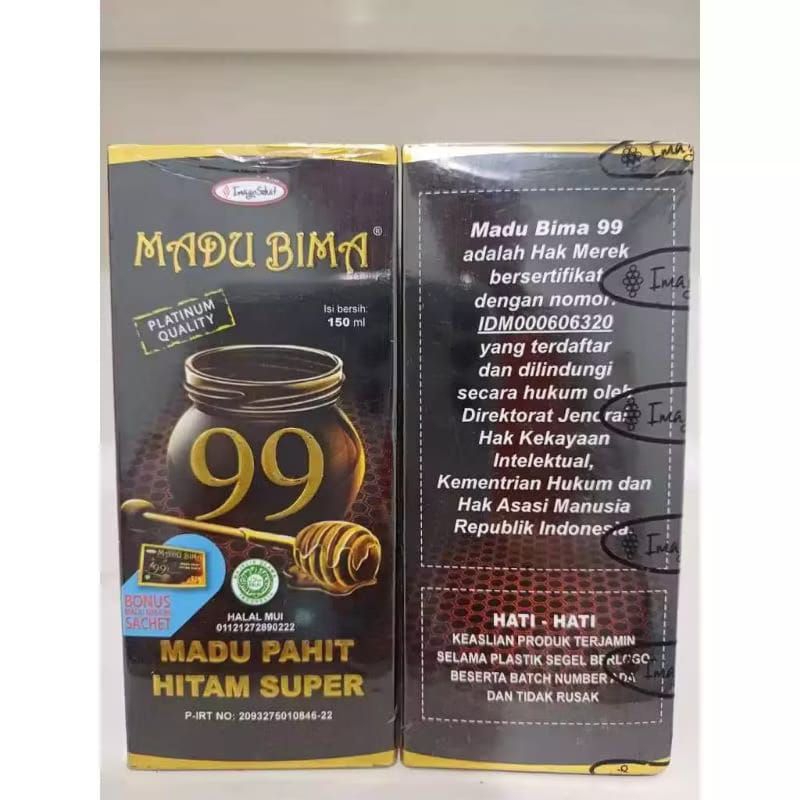 Madu Bima 99 150ml - Madu Pahit Hitam Super