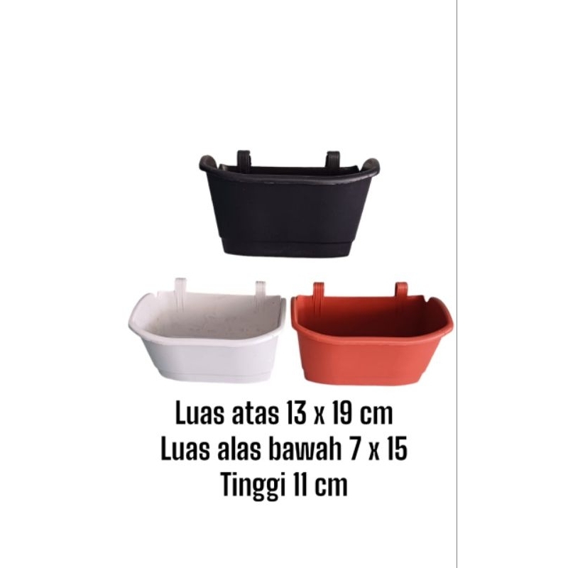 Pot Tempel Dinding Pot Cantol Pot Pagar Ukuran M