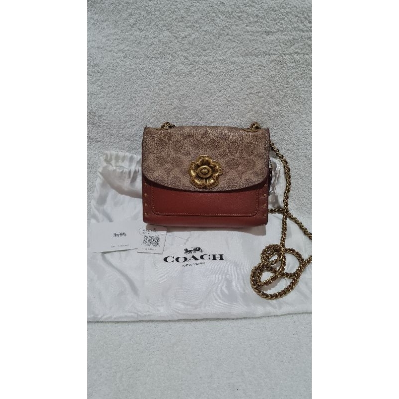 coach parker tunrust 18 preloved original