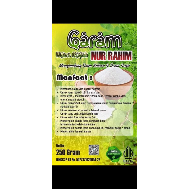 

Garam Ruqyah Nur Rahim