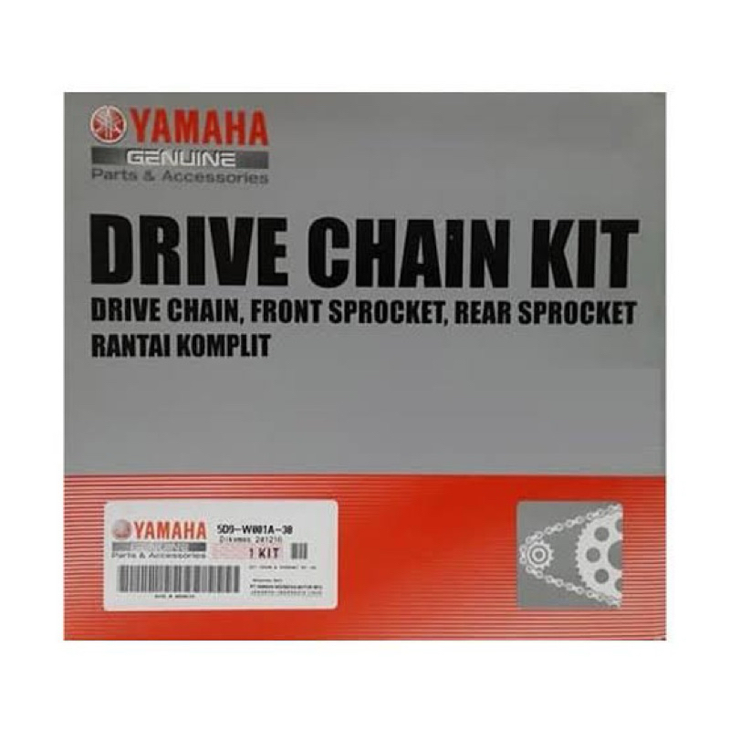 Gear Set Vega ZR Original Yamaha | 5D9-W001A-30