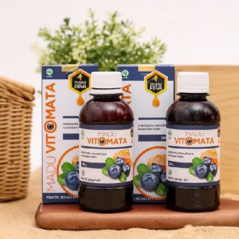 

Paket 3 Botol Madu Vitomata Asli Original Madu Herbal Mengatasi Mata Mines Mata Merah Berair katarak Glukoma Termurah