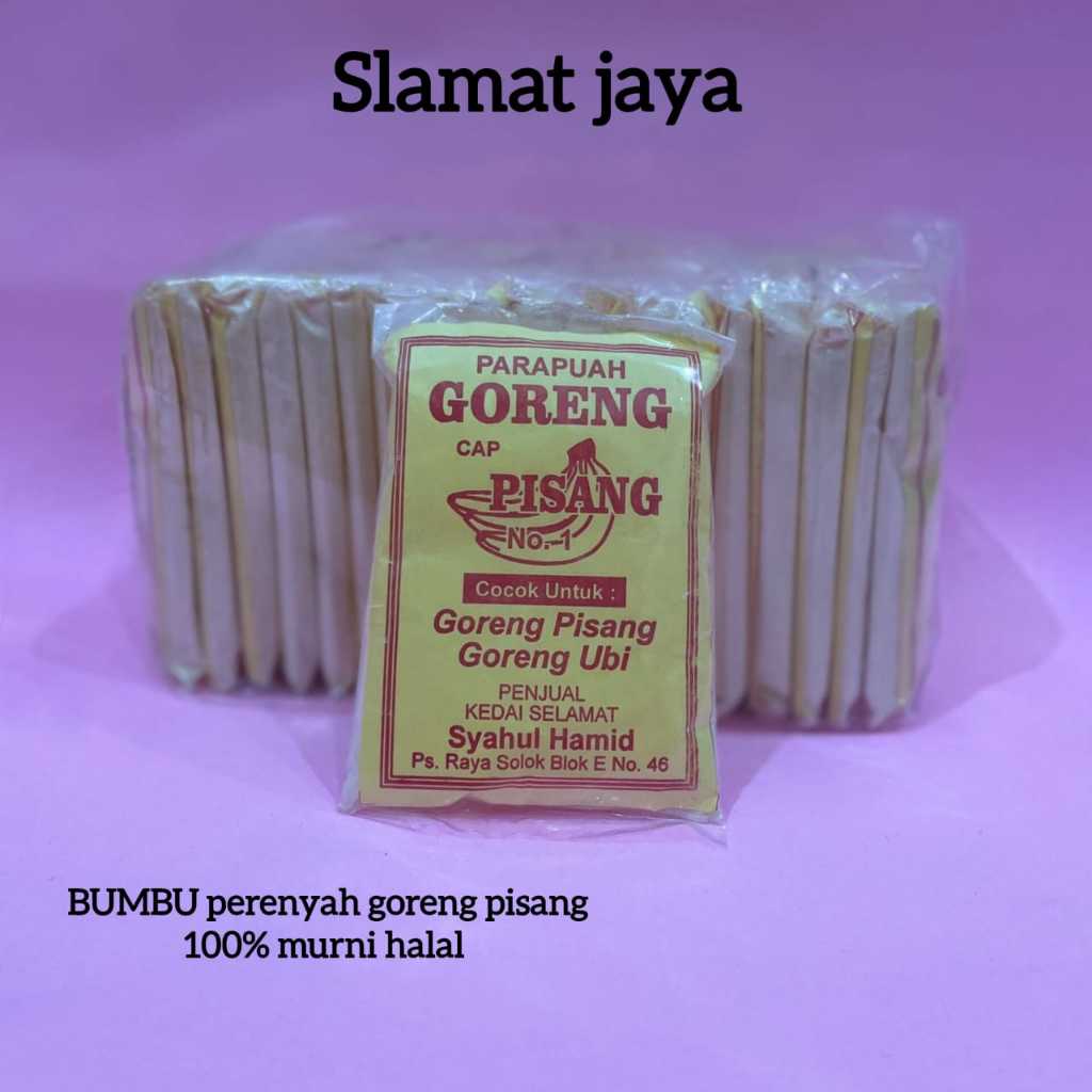 

SLAMAT - Bumbu Perenyah Goreng Asli Dari Rempah Alami