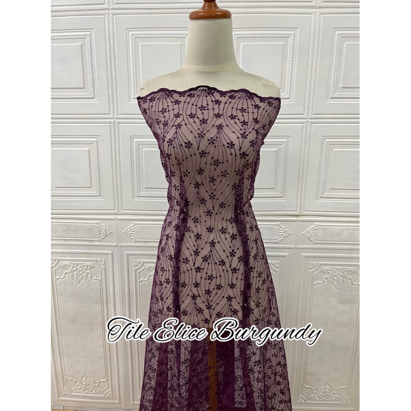 Tulle/Tile/Tile Akar Bunga Premium/Tile Akar Premium/Seragam