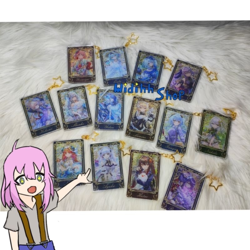 Genshin Impact / Gantungan Kunci Versi Waifu / GI / Gantunga Kunci / Genshin / Waifu / Mondstadt / L