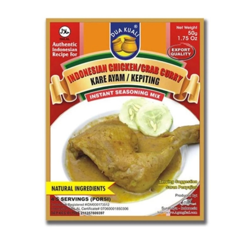 

BUMBU KARE DUA KUALI - Bumbu Instan Indonesia Siap Masak