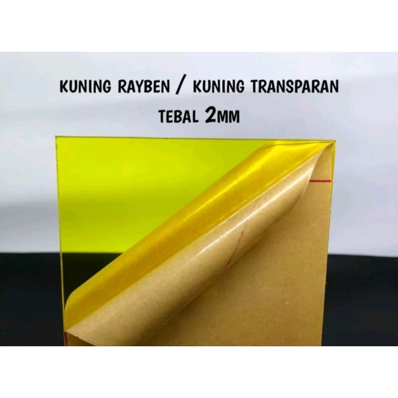 

Acrylic warna Transparan 2mm