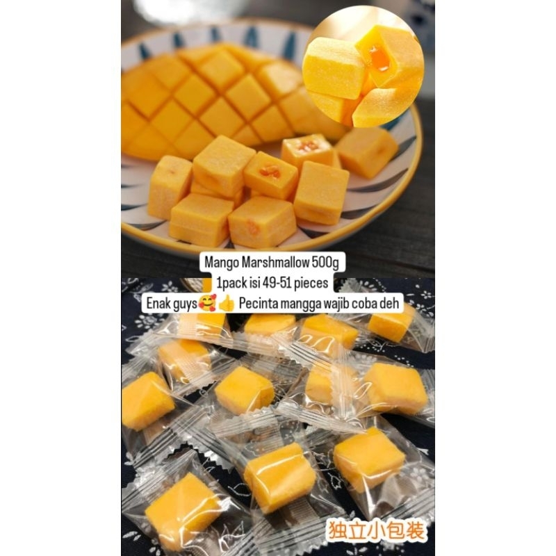 

Mango marshmallow 500gr ( Po penang)