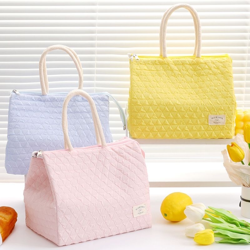 Tas Bekal Makanan Tas Bekal Korea Style Lunch Bag/Tas  Box Makanan aesthetic - BMY11