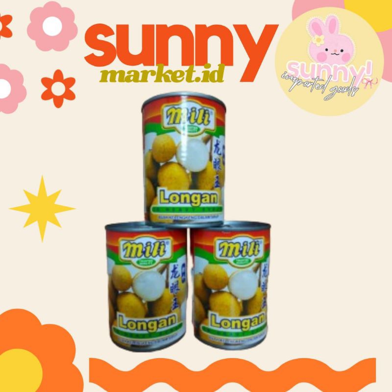 

SUNNYMARKET - MILI BUAH KALENG BUAH KEMASAN LONGAN BUAH LONGAN CANNED FRUIT FRUITS IMPORT IMPOR