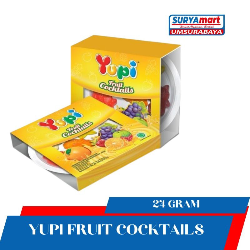 

YUPI FRUIT COCKTAILS PCS/BOX