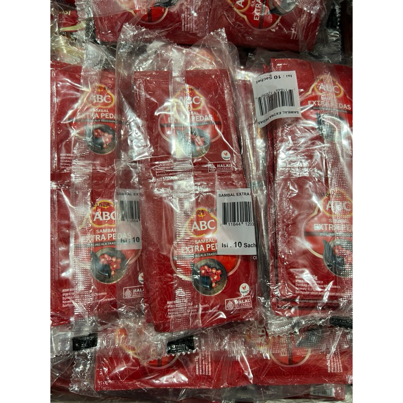 

ABC Sambal ABC Extra Pedas 15g x 10 Sachet