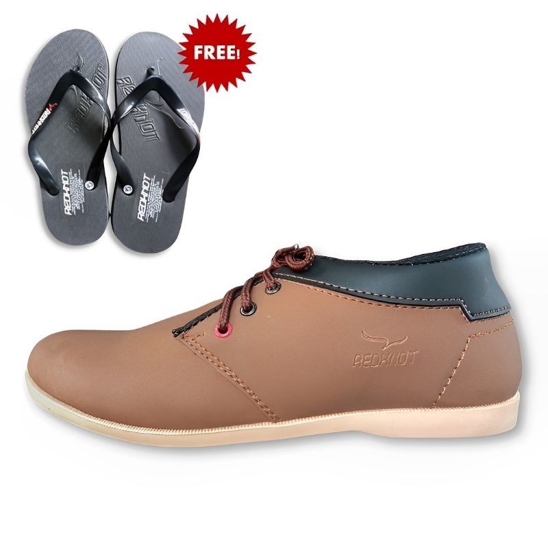 Sepatu Pria Original Redknot Nath Tan - Size 43