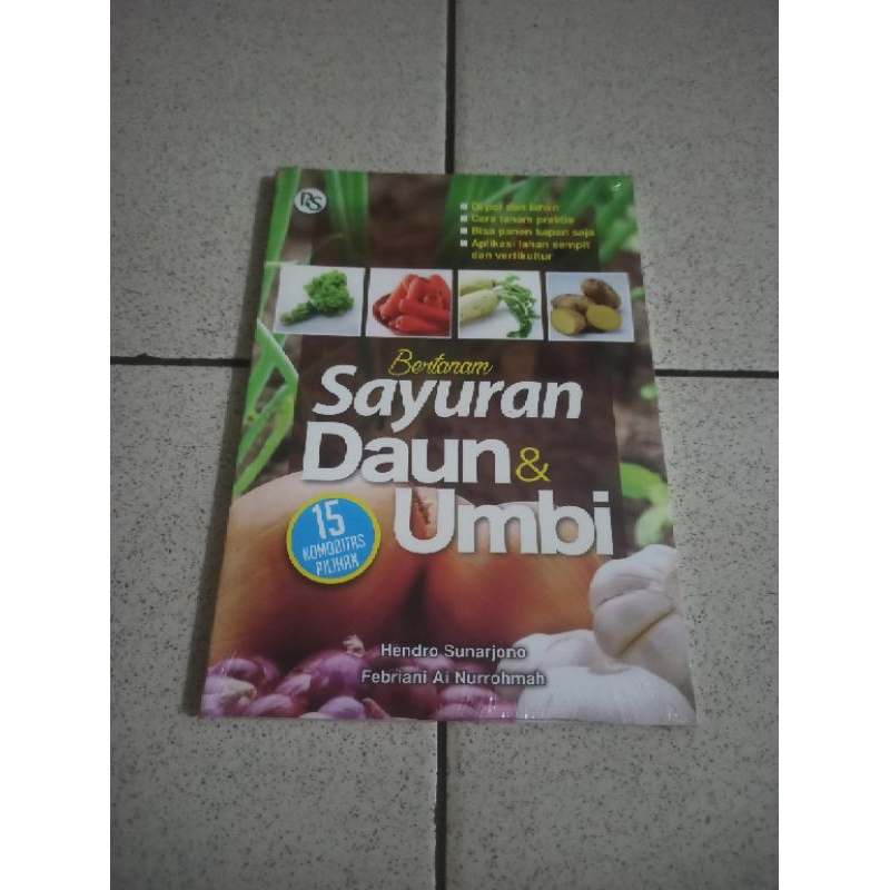 Buku BERTANAM SAYURAN DAUN & UMBI