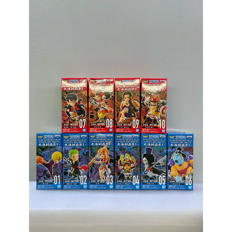 Wcf full crew mugiwara wcf full kru luffy wt100