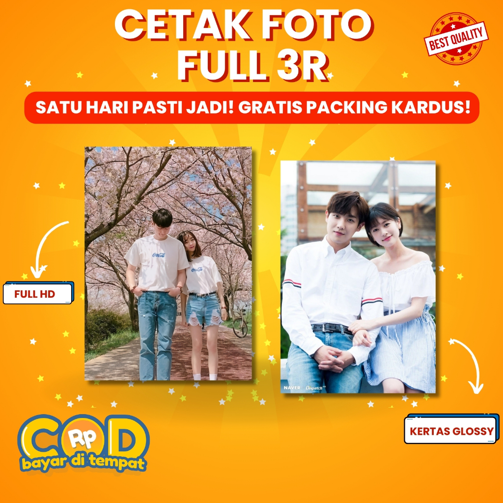 Cetak Print Poto Foto 3R Full Custom Glossy Sehari Jadi(COD) Photo Aesthetic Murah Tanpa PO