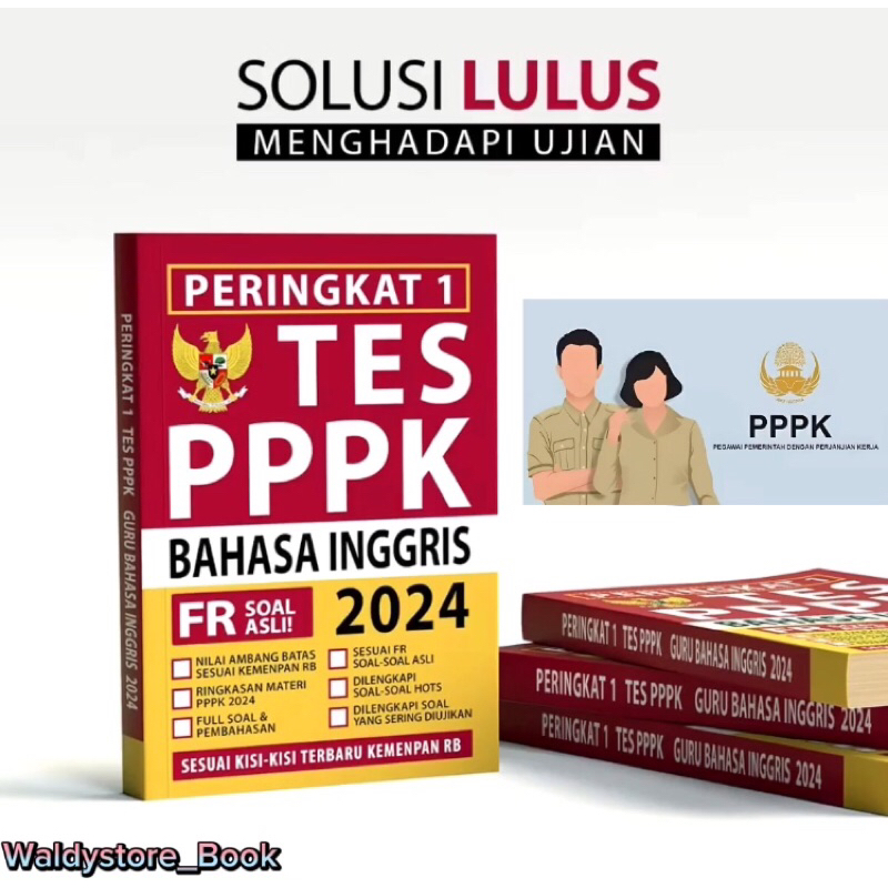 Buku PPPK guru BAHASA INGGRIS 2024/ Soal + pembahasan