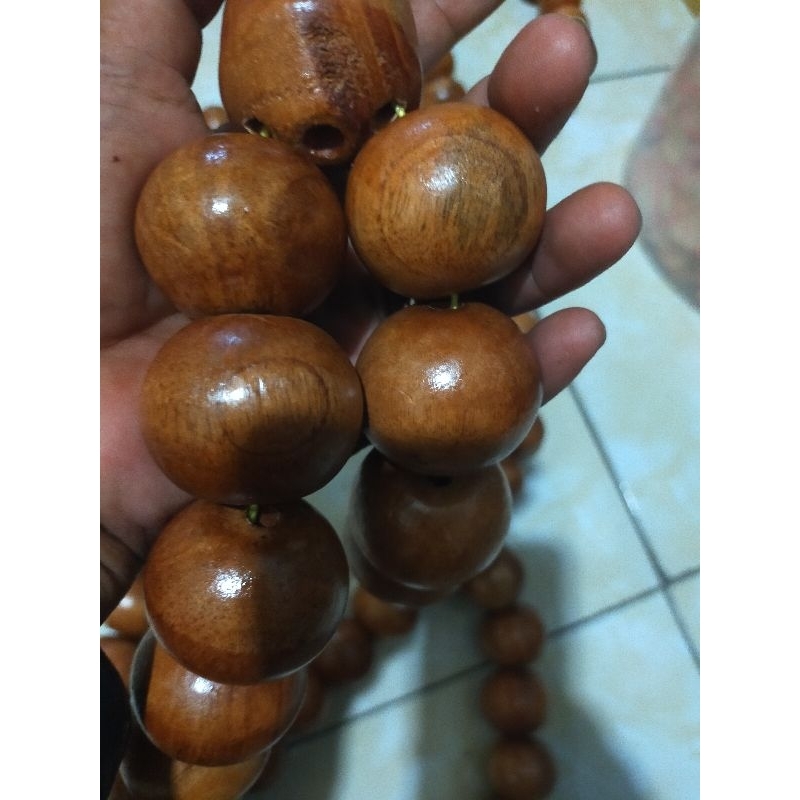 tasbih jumbo ukuran besar 35mm /tasbih hiasan dinding /tasbih 99 super jumbo