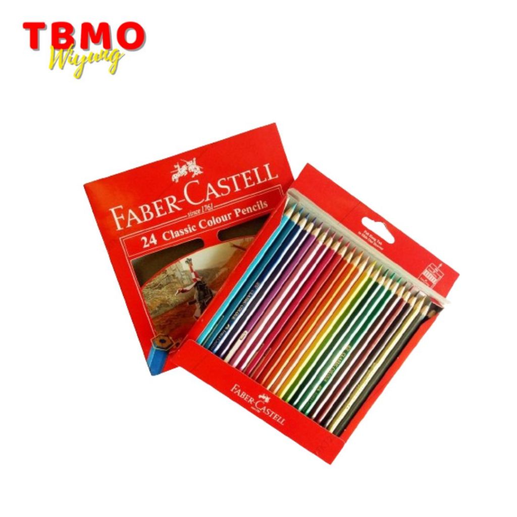 

Tbmo 24 Classic HT Colour Pencils Faber-Castel 115854 / Pensil Warna