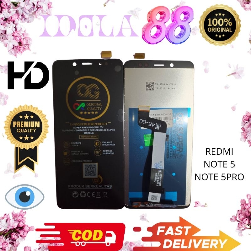 LCD FULLSET XIAOMI REDMI NOTE 5 / NOTE 5PRO ORIGINAL TOUCHSCREEN LCD