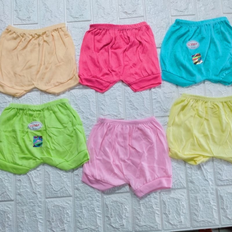 UsagiSni || 12 Pcs Celana Pendek Bayi Usagi SNI | Celana Pendek Baby Unisex Pria Wanita Usagi Warna 