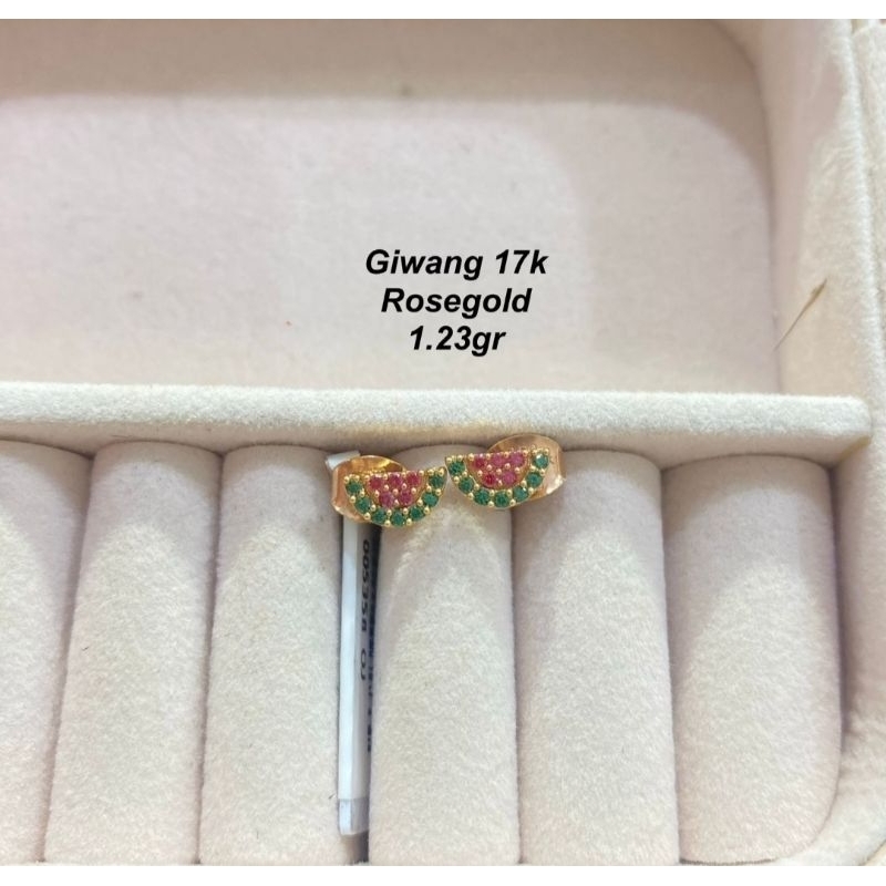 Anting emas 75 semangka