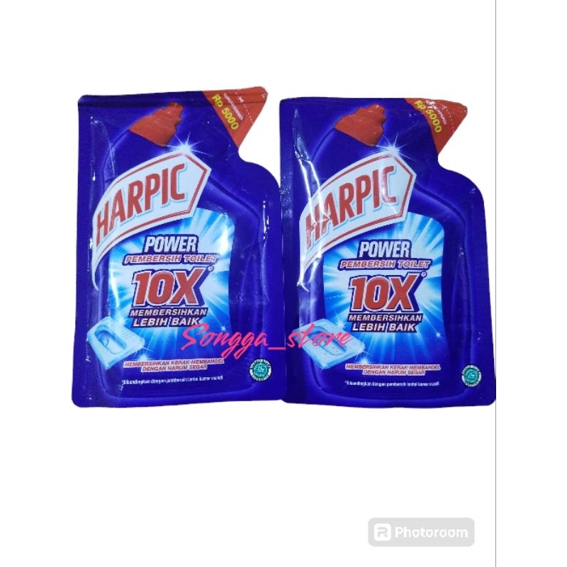 harpic power pembersih toilet 10x membersihkan lebih baik (Refill 90ml)