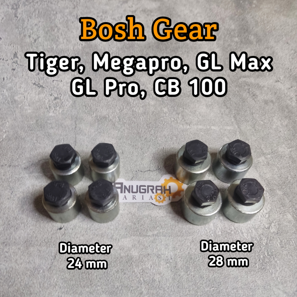Bosh Gear Tiger Revo Megapro Primus Lama Gl Pro Max Drat Full Besi Baut Baja