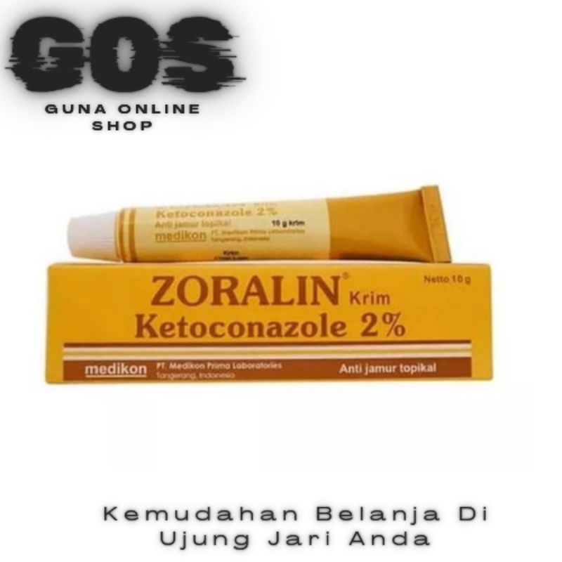 Zoralin Cream 10 Gr / Zoralin Salep / Salep Kadas Kudis Panu Kurap