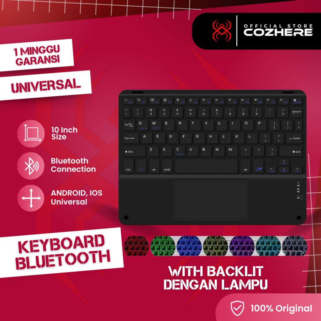 Keyboard Bluetooth Hp Android Keyboard Wireless Mini Universal Untuk Samsung Xiaomi IPhone Ipad Lapt