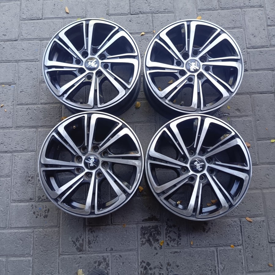 Velg Mobil Racing Ring 14 Lebar 5,5 Baut 4 pcd 4x100/114