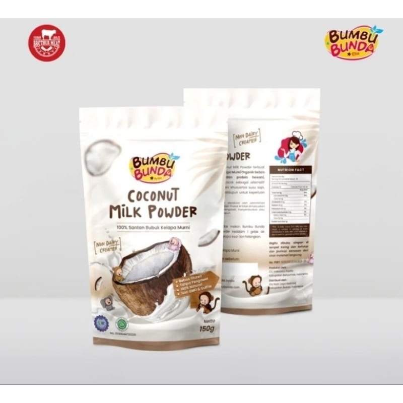 

Bumbu Bunda Elia Coconut Milk Powder Santan Bubuk Kelapa murni 150gr