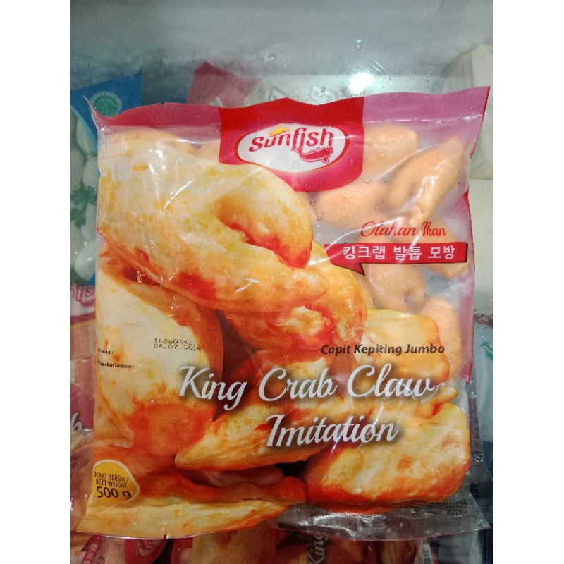 

capit kepiting jumbo sunfish (king crab claw imitation)