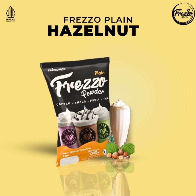 

Bubuk Minuman Rasa Hazelnut Plain Frezzo 1kg/ Minuman Murah dan Enak Frezzo Plain