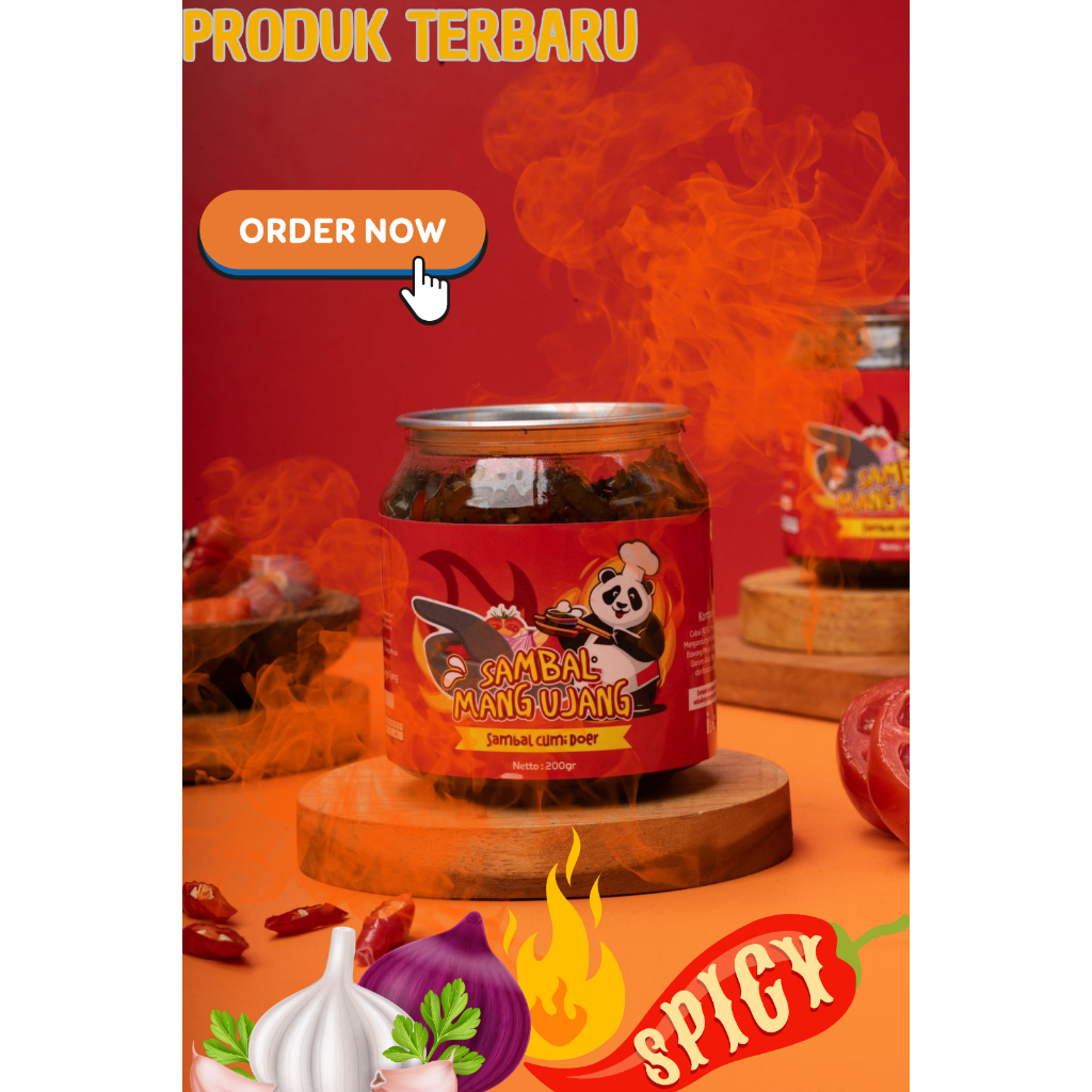 

SAMBAL MANG UJANG 4 VARIAN RASA, TERI PEDAS MANIS, BANDENG DOER, CUMI DOER, AYAM DOER