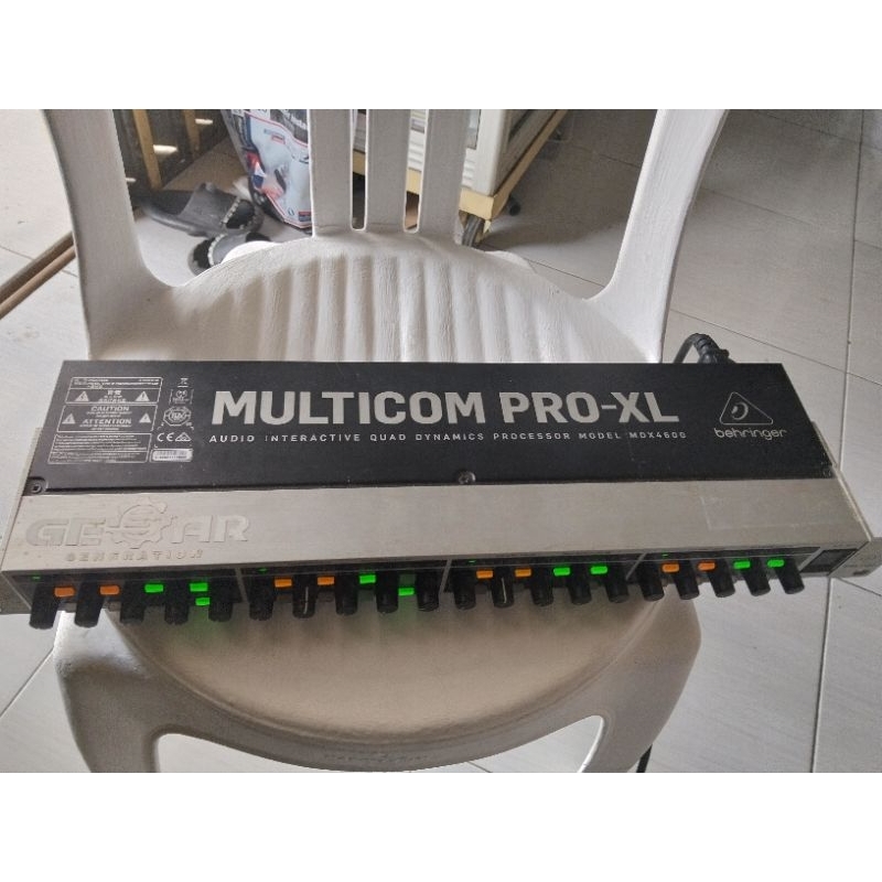 MULTI COMPRESOR PRO-XL BEHRINGER MDX 4600 Second Original