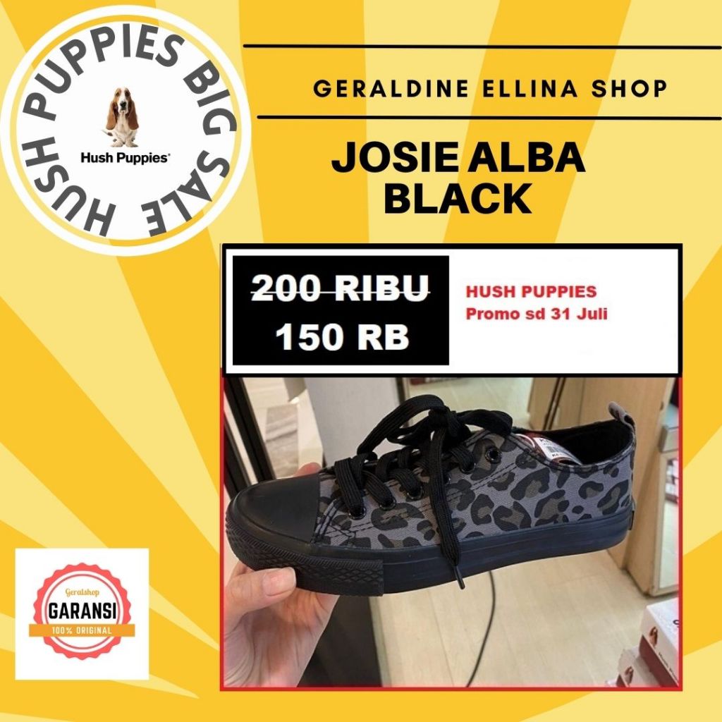 Sepatu Sneakers Hush Puppies Wanita Original seri JOSIE ALBA