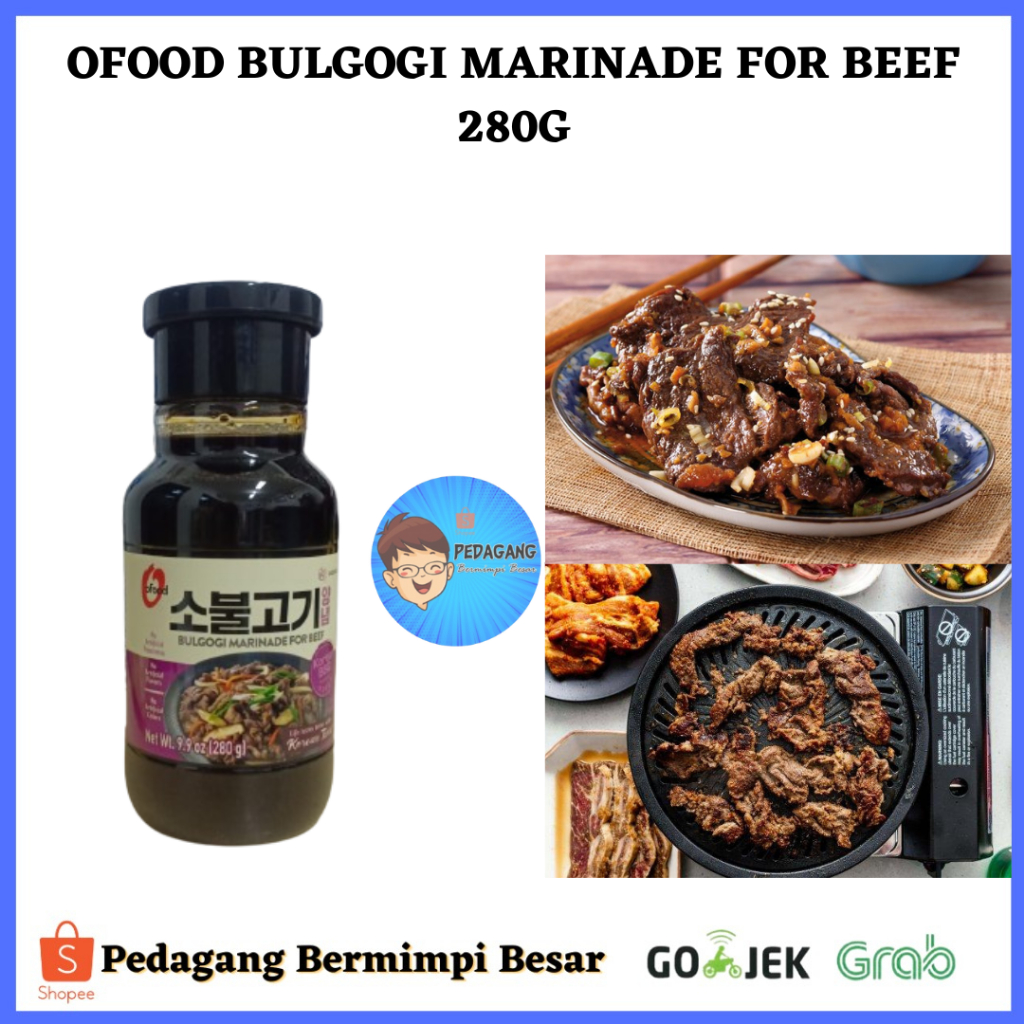 [PBB] O'Food Saus Barbeque Beef 280g / Saus BBQ Daging Sapi Korea / Bumbu Marinasi Grill / Korean Ba