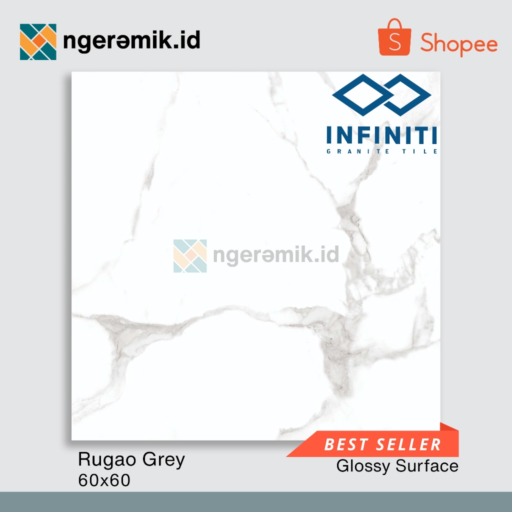 Granit Lantai 60x60 Infiniti Rugao Grey 60x60 Granit Carrara Murah 60x60