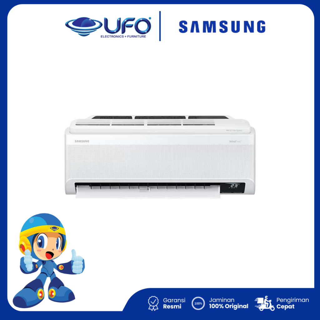AC SAMSUNG  1 PK INVERTER WIND FREE ULTRA AR10CYKAAWKN AC