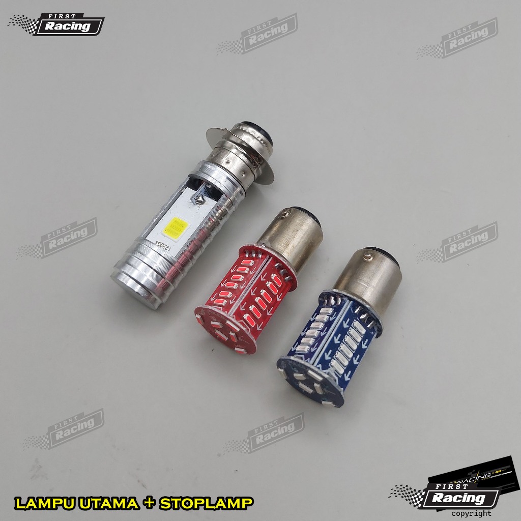 lampu depan motor led paket lampu stop rem belakang kedip