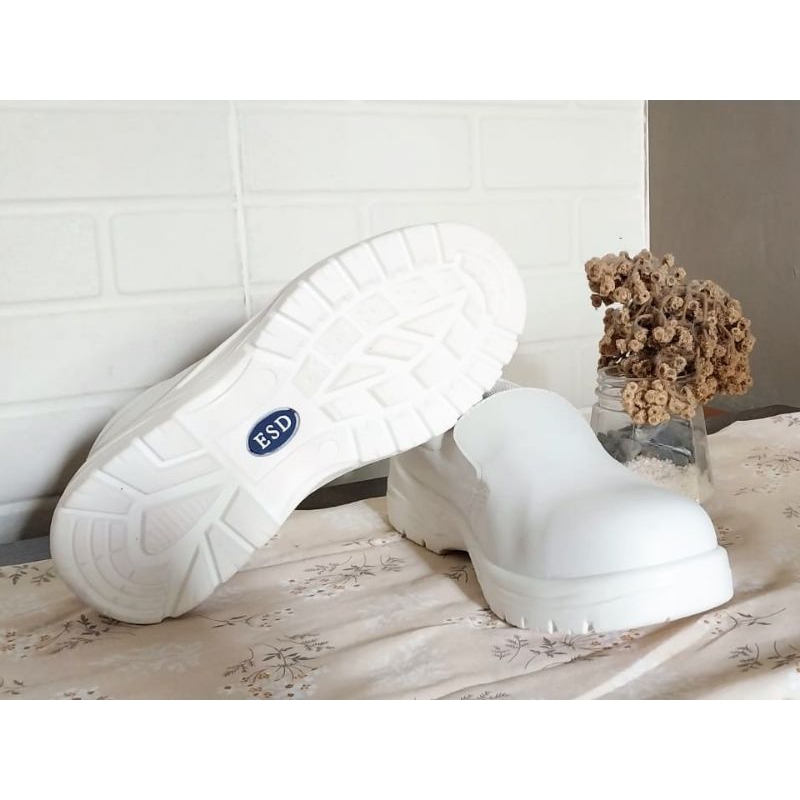 Sepatu Safety Putih ESD / Safety Shoes