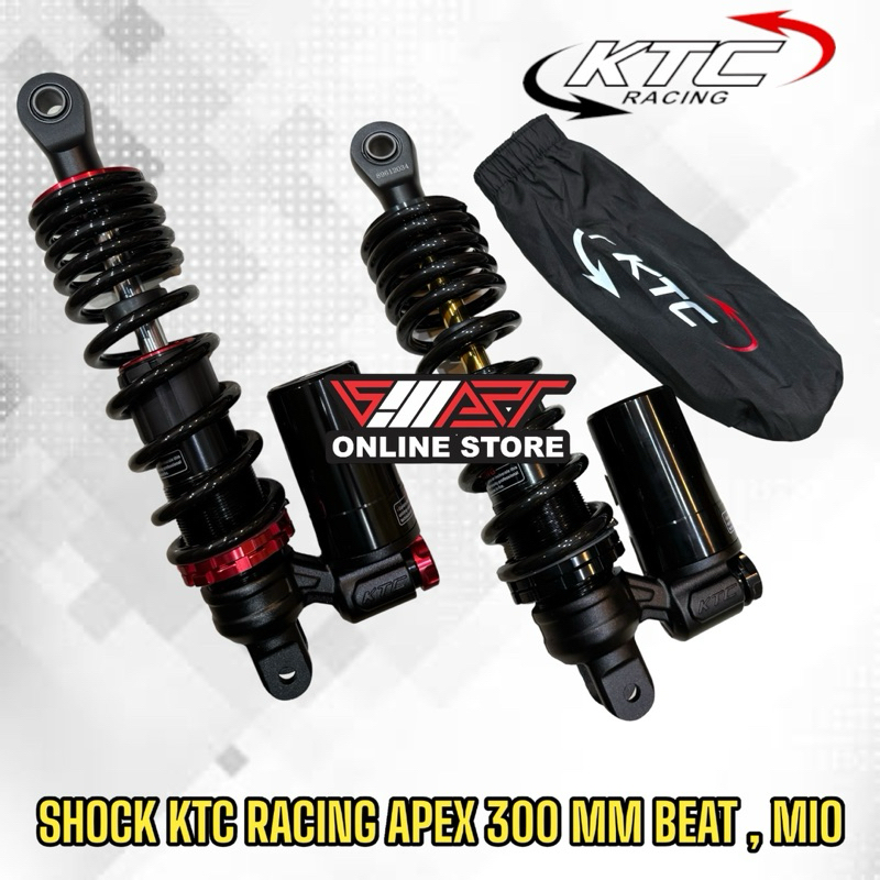 SHOCK KTC RACING APEX 300 MM BEAT , MIO , SCOOPY OLD