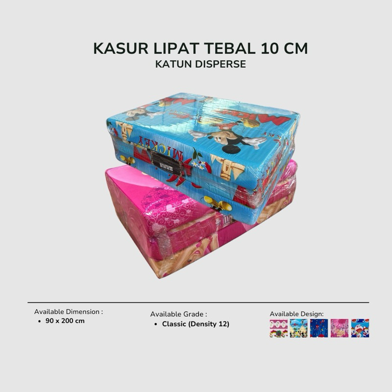 Kasur Lipat Tebal 10cm