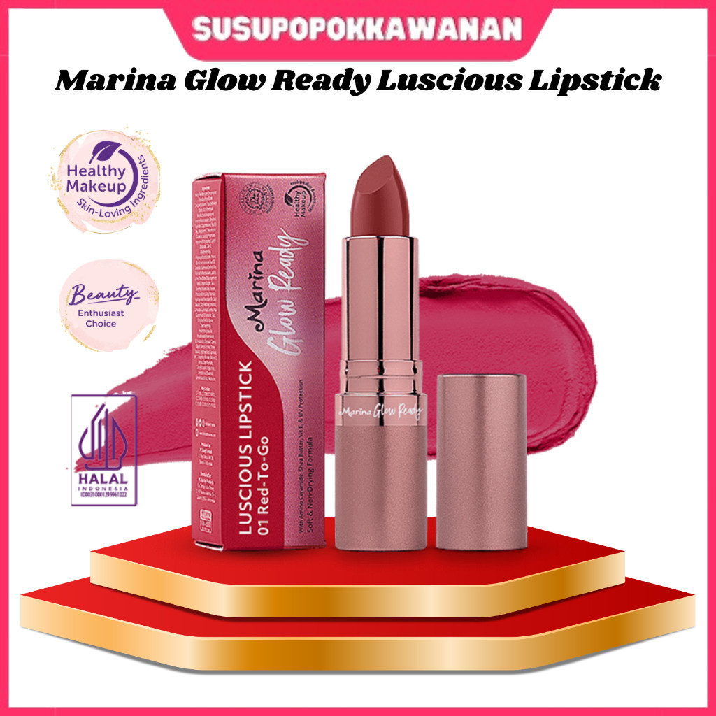 Marina Glow Ready Luscious Lipstick