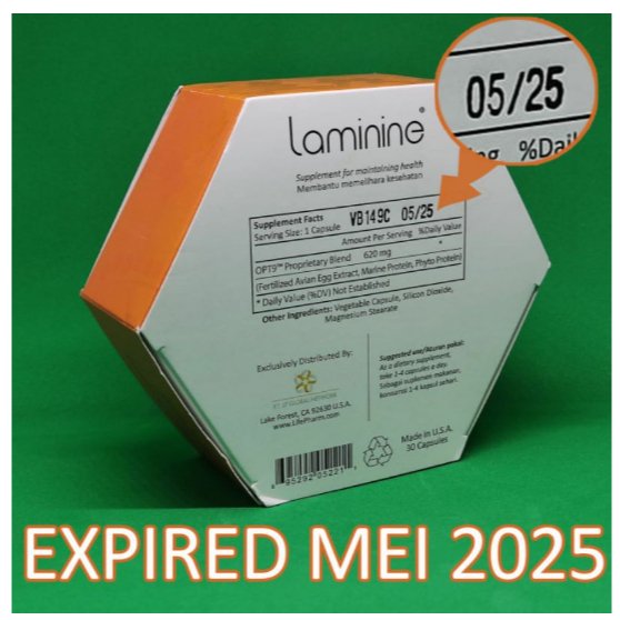 Laminine Laminin Stemcell Ori Original 30 Kapsul