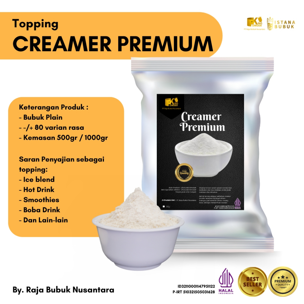 

Creamer bubuk premium 1 kg krimer bubuk minuman NDC creamer
