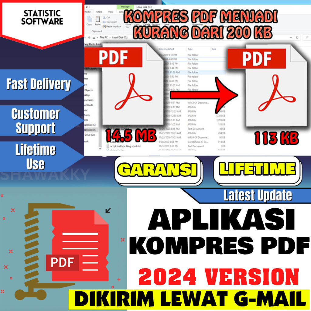 PDF Compressor Pro / memperkecil ukuran pdf / kompres pdf / pdf zilla / Pdf Editor / Edit PDF / comp
