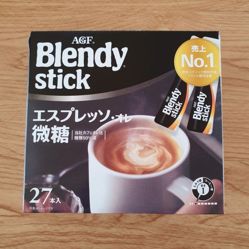 

AGF Blendy Stick Espresso Au Lait (light sweet) 1 box isi 27 sticks