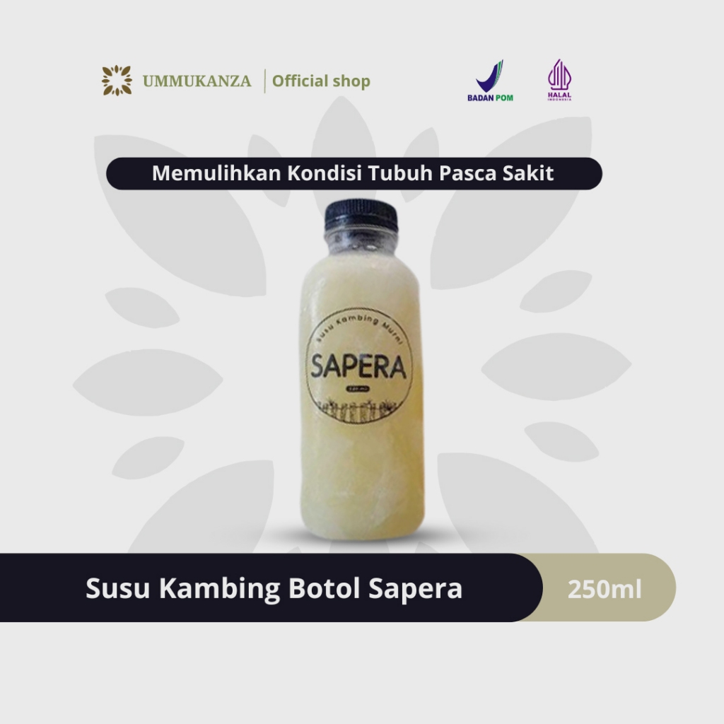 

Susu Kambing Botol 250ml - Sapera